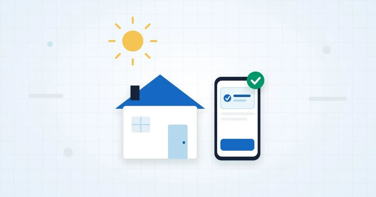 Illustration : maison de vacances surveillée à distance, alerte reçue sur le téléphone