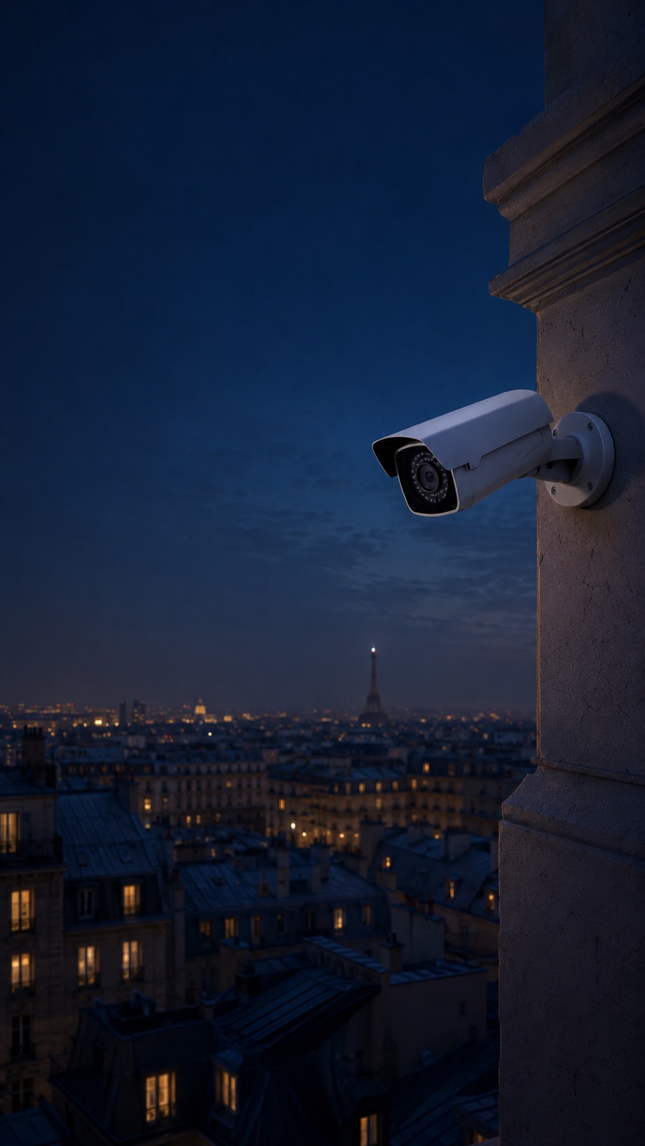 Caméra de vidéosurveillance Supra Sécurité avec vue sur Paris