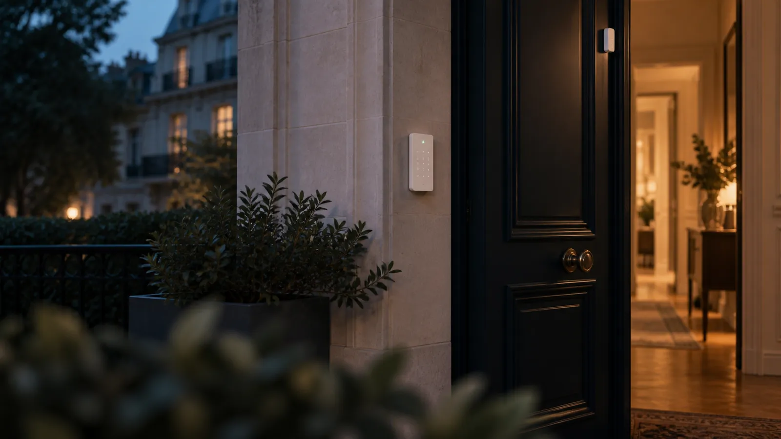 Équipement de sécurité installé chez un client