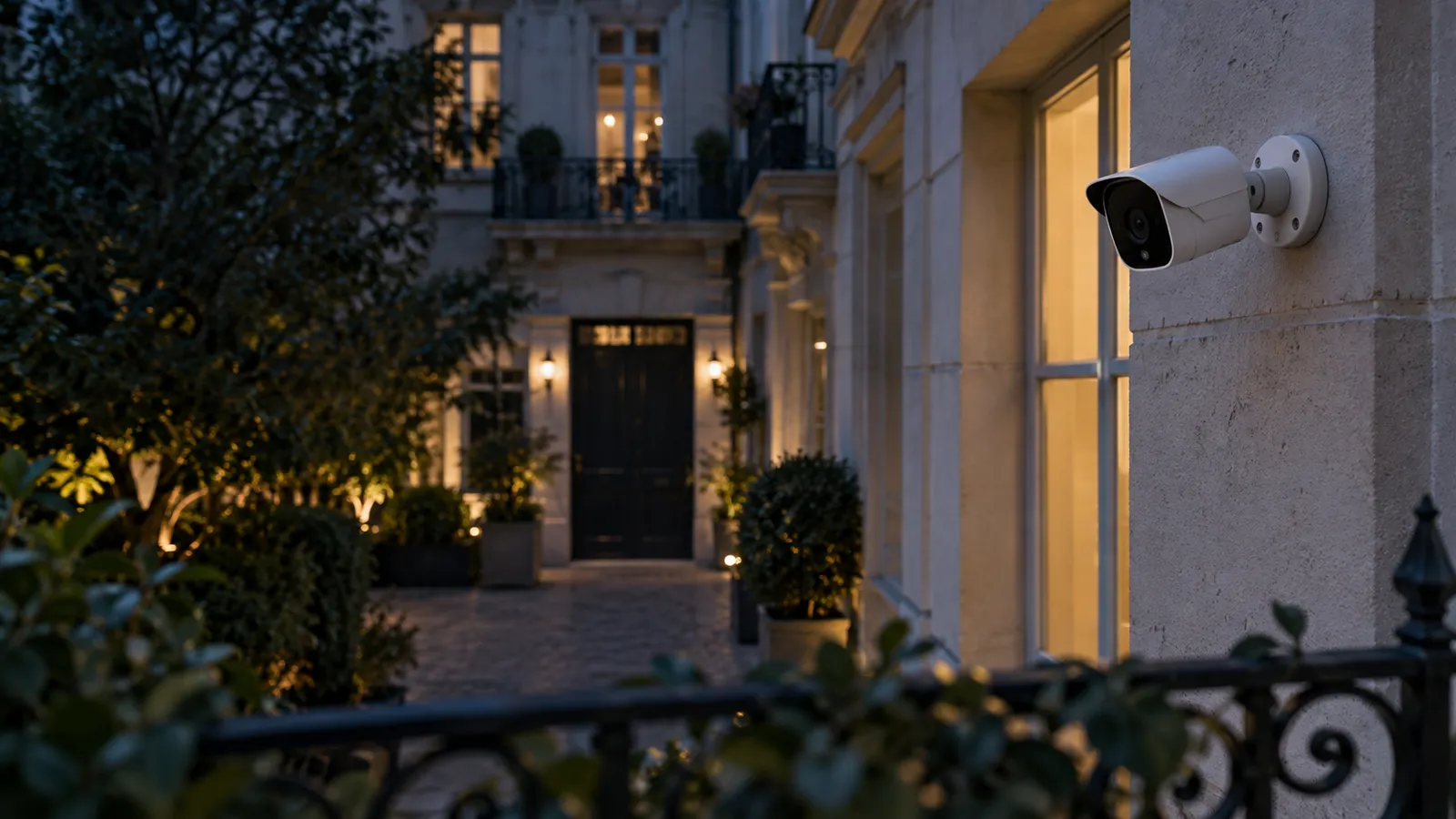 Équipement de sécurité installé chez un client