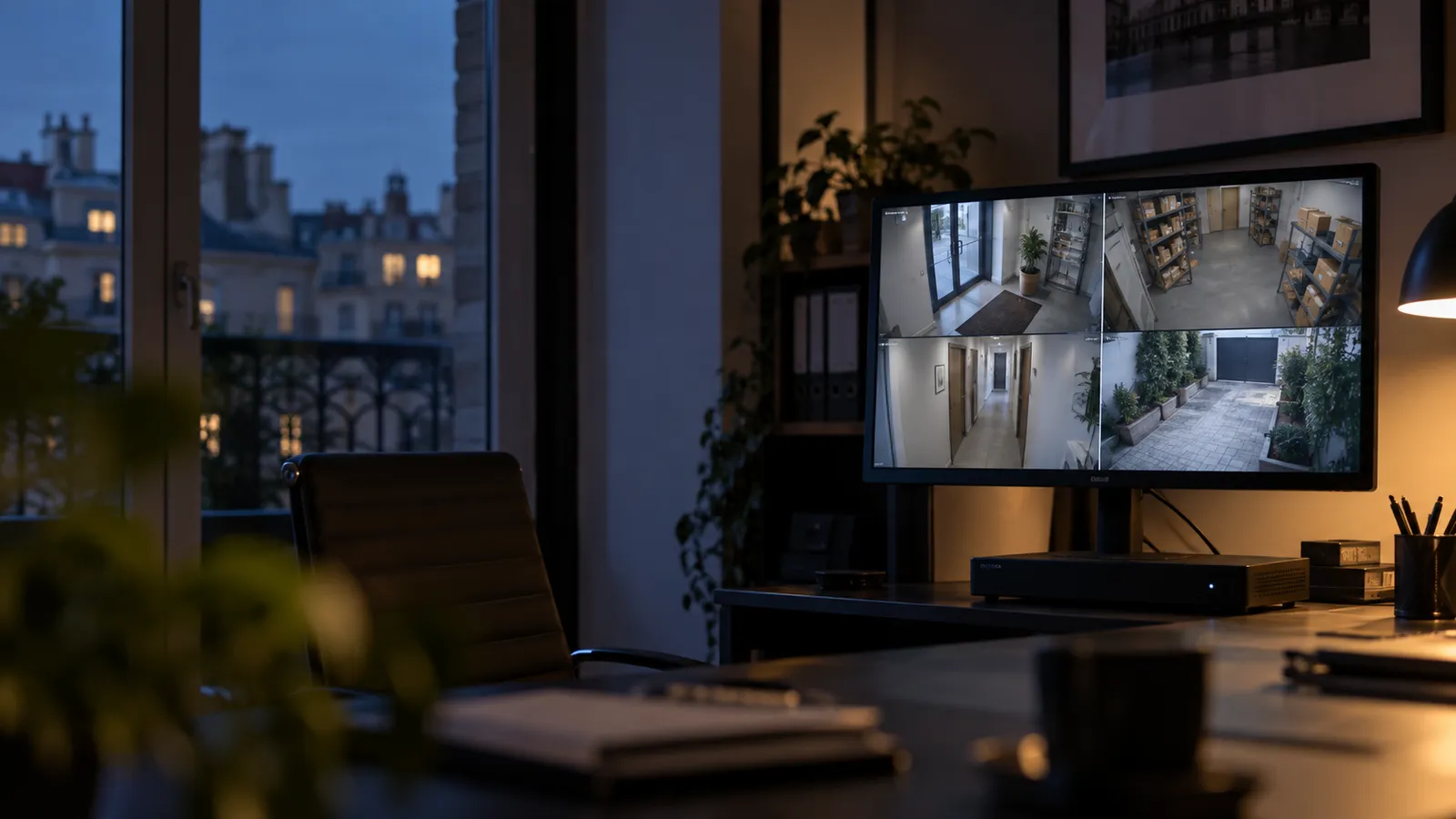Équipement de sécurité installé chez un client